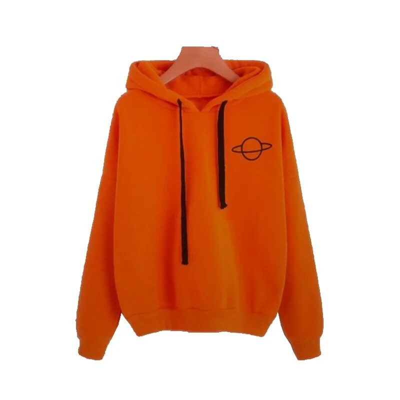 Women Hoodies Fashion Finger Heart Love Pattern Hooded Sweatshirts Autumn Winter Casual Drawstring Long Sleeve Female Pullovers