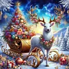 Diamond Painting-DIY Full Round Drill Xmas Elk