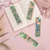 4pcs DIY Plant Diamond Painting Bookmark