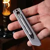 Premium Titanium Retractable Graphite EDC Bookmark Pen