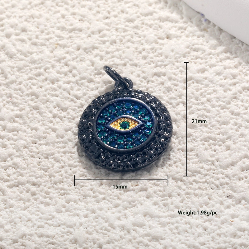 1 Piece Copper Geometric Heart Shape Pendant