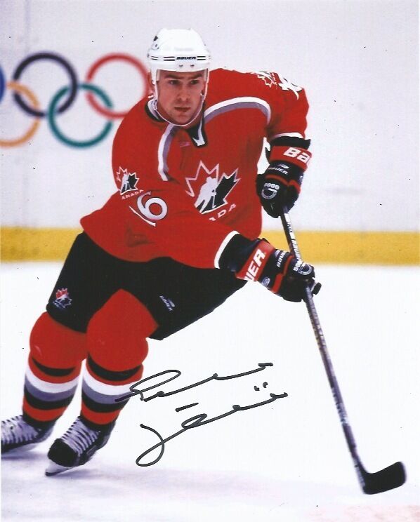 Team Canada Trevor Linden Signed Autographed 8x10 Photo Poster painting COA A