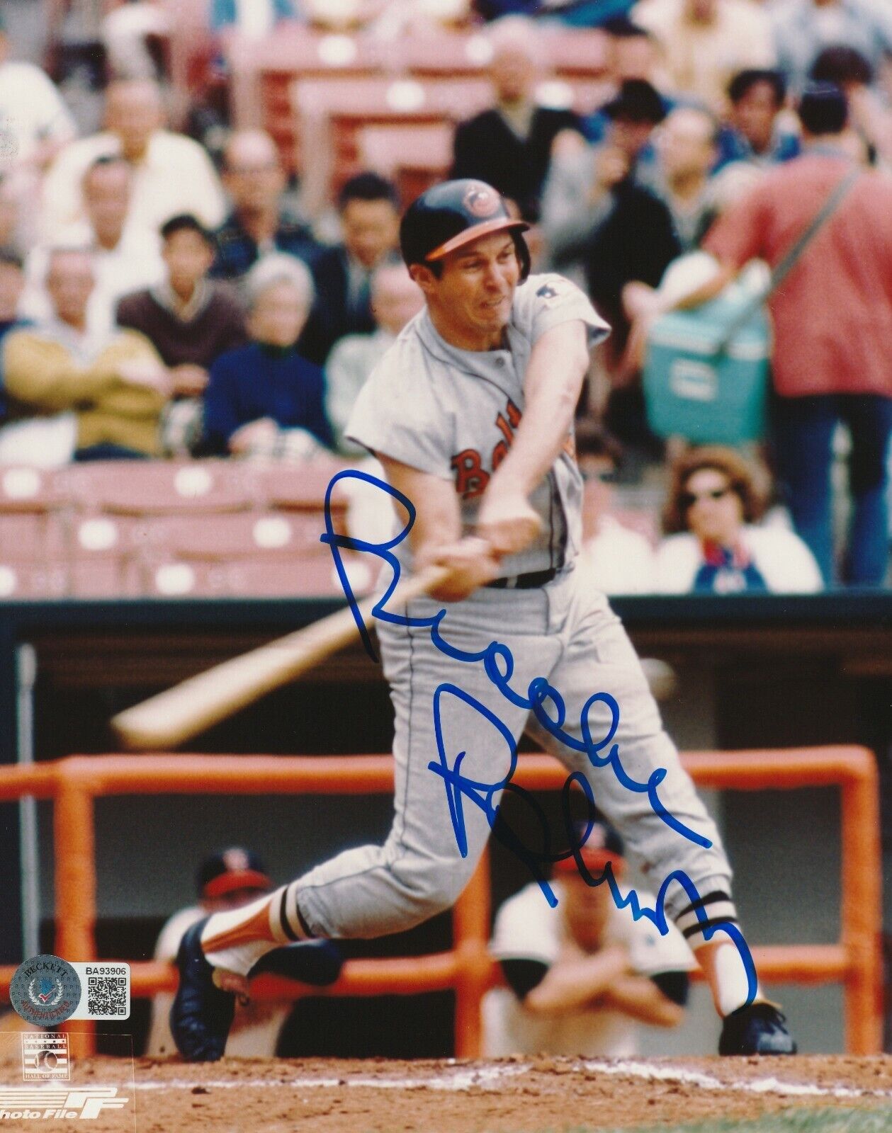 BROOKS ROBINSON Signed Baltimore ORIOLES 8x10 Photo Poster painting w/ Beckett COA (BAS)