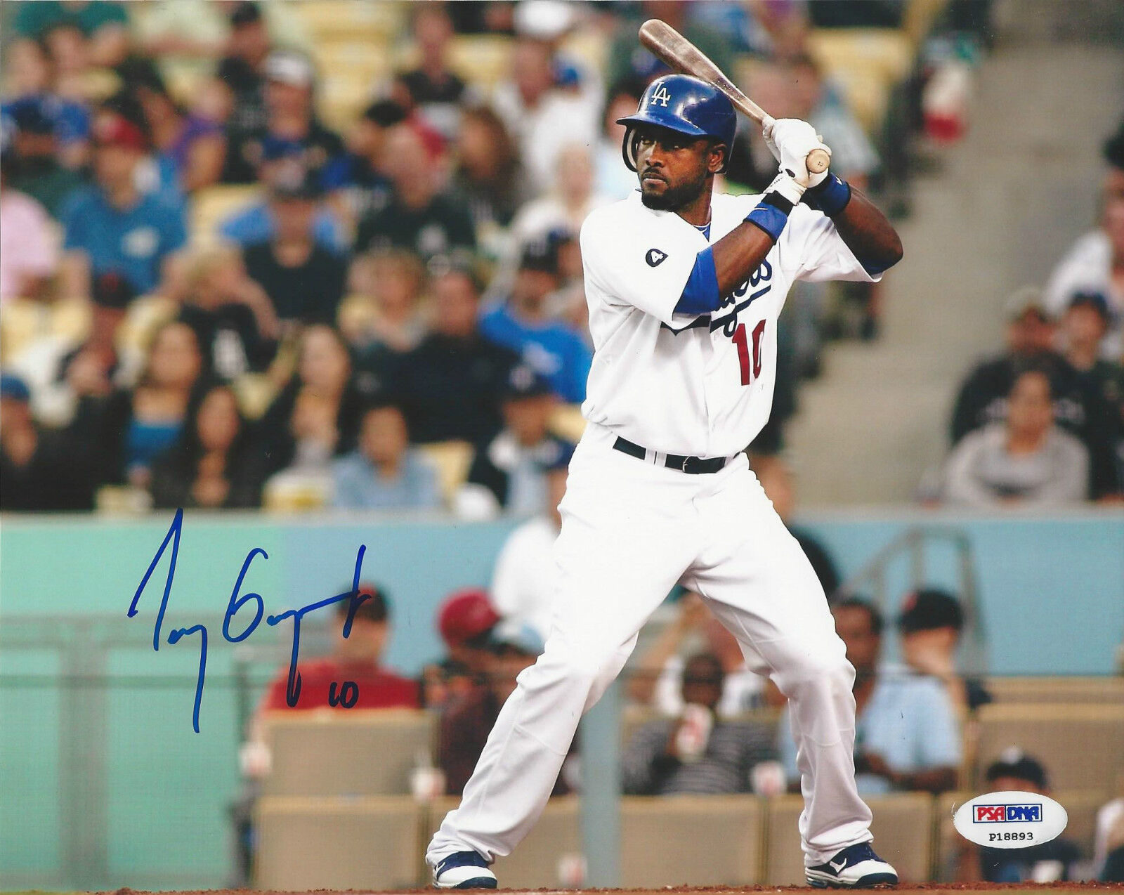 Tony Gwynn Jr. Los Angeles Dodgers Signed 8x10 Photo Poster painting - PSA/DNA # P18893