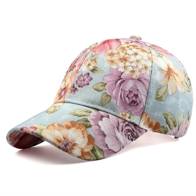 Women’s Fashion Flower Baseball Cap