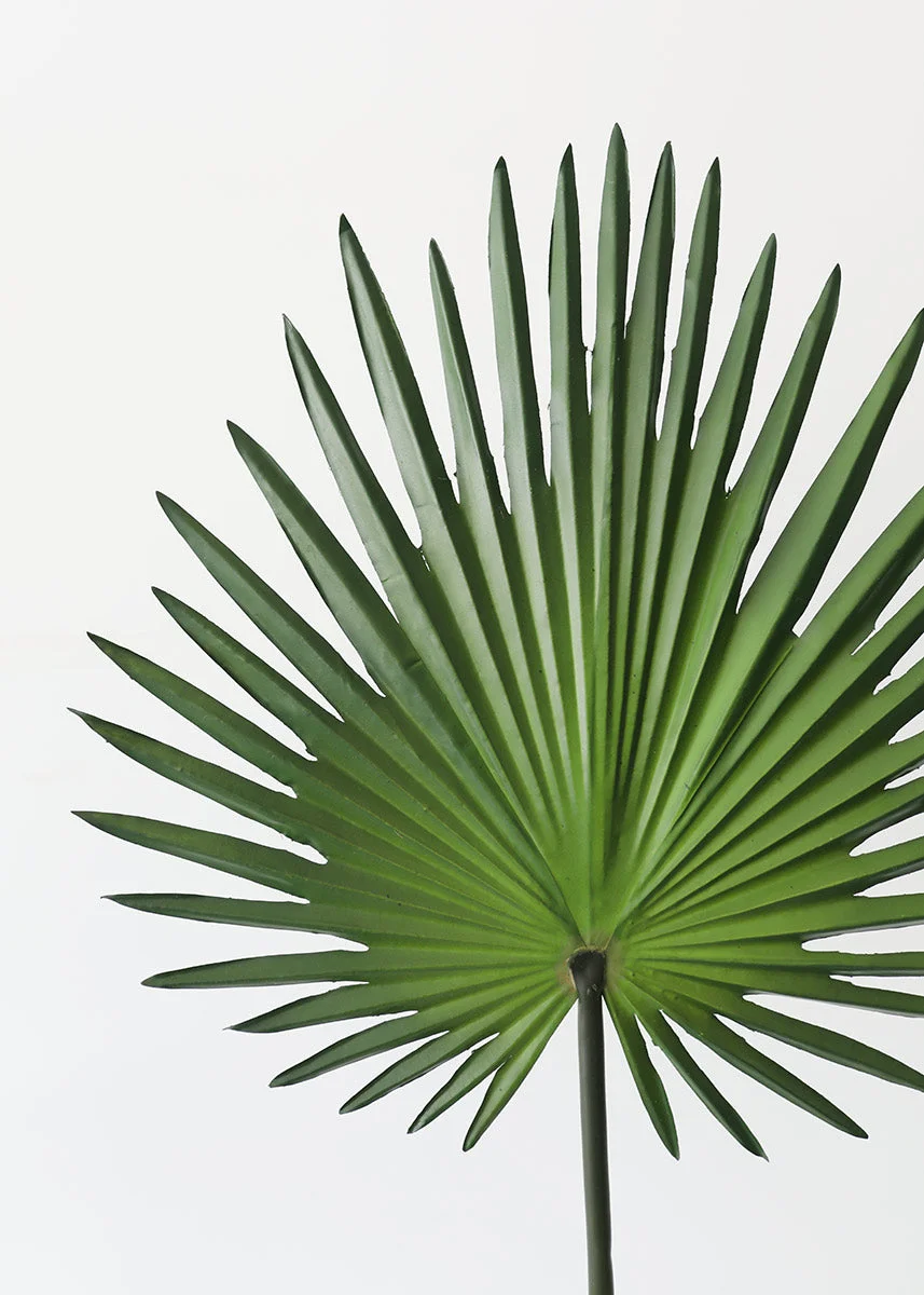 Artificial Fan Palm Leaf - 30"