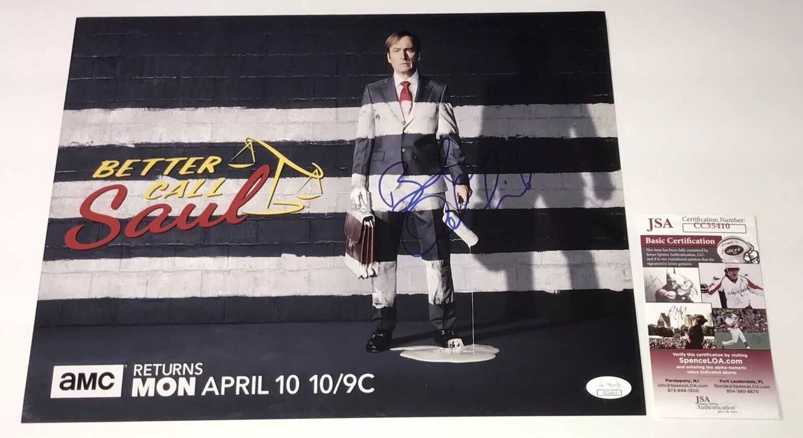 BOB ODENKIRK Signed BETTER CALL SAUL 11x14 Photo Poster painting Autograph SAUL GOODMAN JSA COA