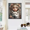 Diamond Painting -DIY Full Square Drill Little Girl(45x55 CM)