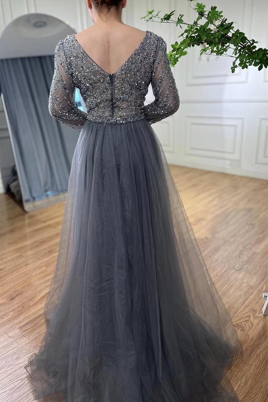 gold long evening dress Luxury Crystal Gold A-Line Evening Dress with Cape Sleeves SS268 – Sharon  Said