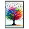 Colorful Musical Note Tree-11CT Stamped Cross Stitch 40*60cm/15.75*23.62in tapestrymarket