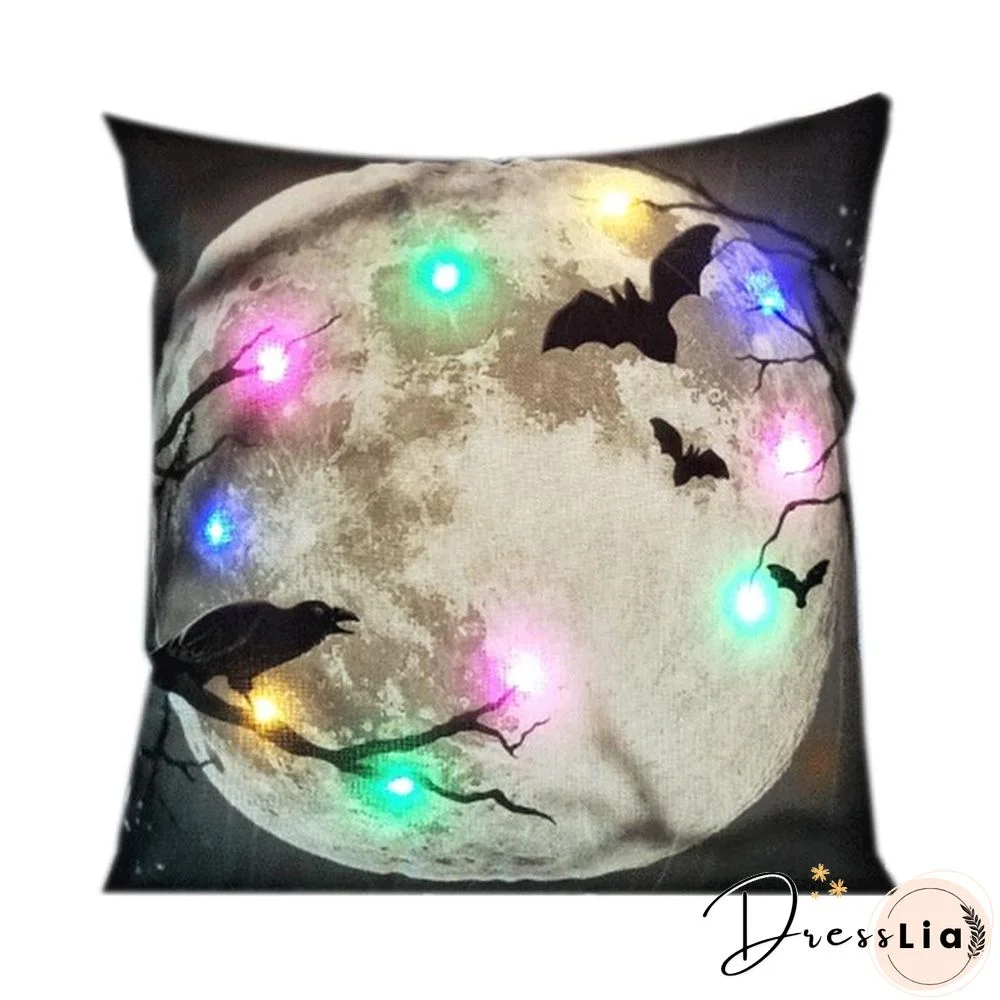 Halloween Christmas LED Lighting Cushion/Pillows Cover