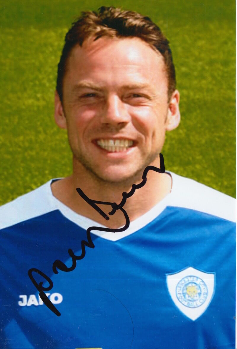 LEICESTER CITY HAND SIGNED PAUL DICKOV 6X4 Photo Poster painting.