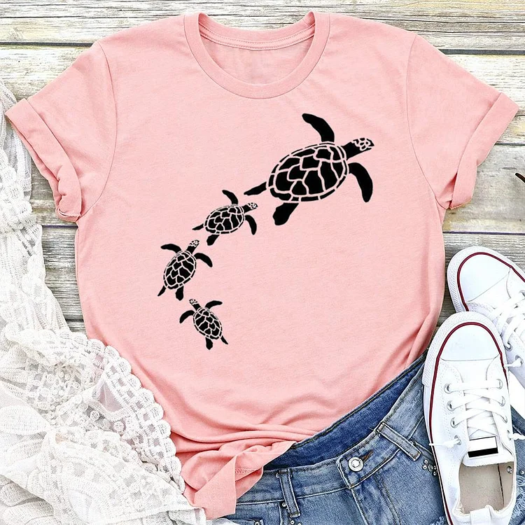 Turtle summer life T-shirt Tee - 01529-Annaletters