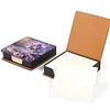 PU Flowers Diamond Painting Notecard Box with Papers for DIY Art Craft