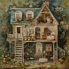 Dream House-14CT Stamped Cross Stitch 50*50cm/19.69*19.69in
