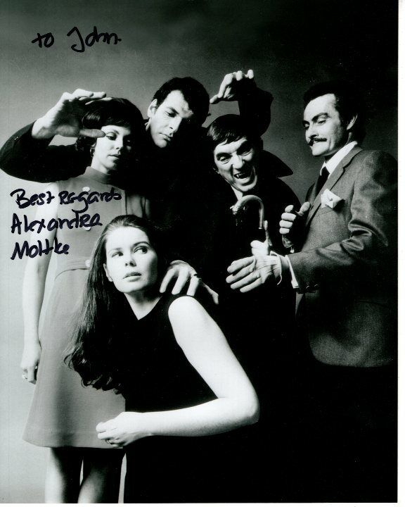 ALEXANDRA ISLES MOLTKE Autographed Signed DARK SHADOWS Photo Poster paintinggraph - To John