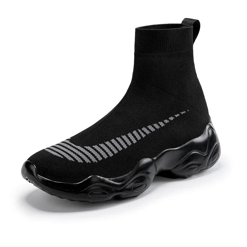 MWY Winter Short Plush High Top Socks Women Sneakers Casual Walking Shoes Unisex Platform Shoes Plus Size Zapatillas Mujer