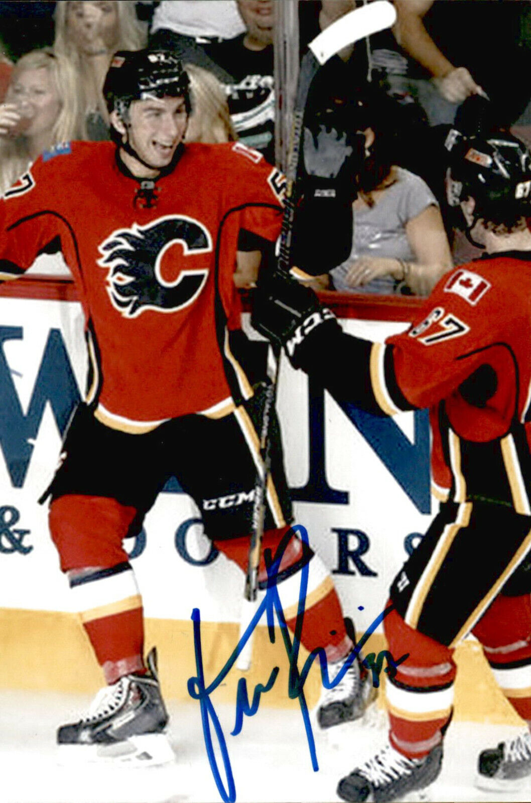 Emile Poirier SIGNED autographed 4x6 Photo Poster painting CALGARY FLAMES #4