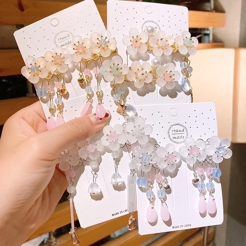 Ancient Style Tassel Hairpin Headdress Full Set Of Girls Hairpin Hair Accessories