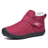 Unisex Winter Wide Thicken Plush Lightweight Waterproof Snow Boots