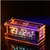 VFD Screen Clock Transparent Base USB Home Desktop Decorative Clock