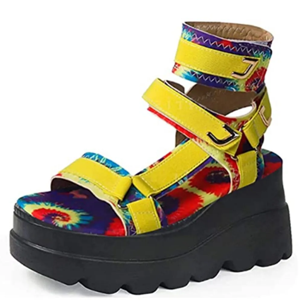 Brand New For Dropship Large Size 43 2021 On Sale In Stock Wedges High Heels Cool Summer Platform Sandals Women Casual Shoes