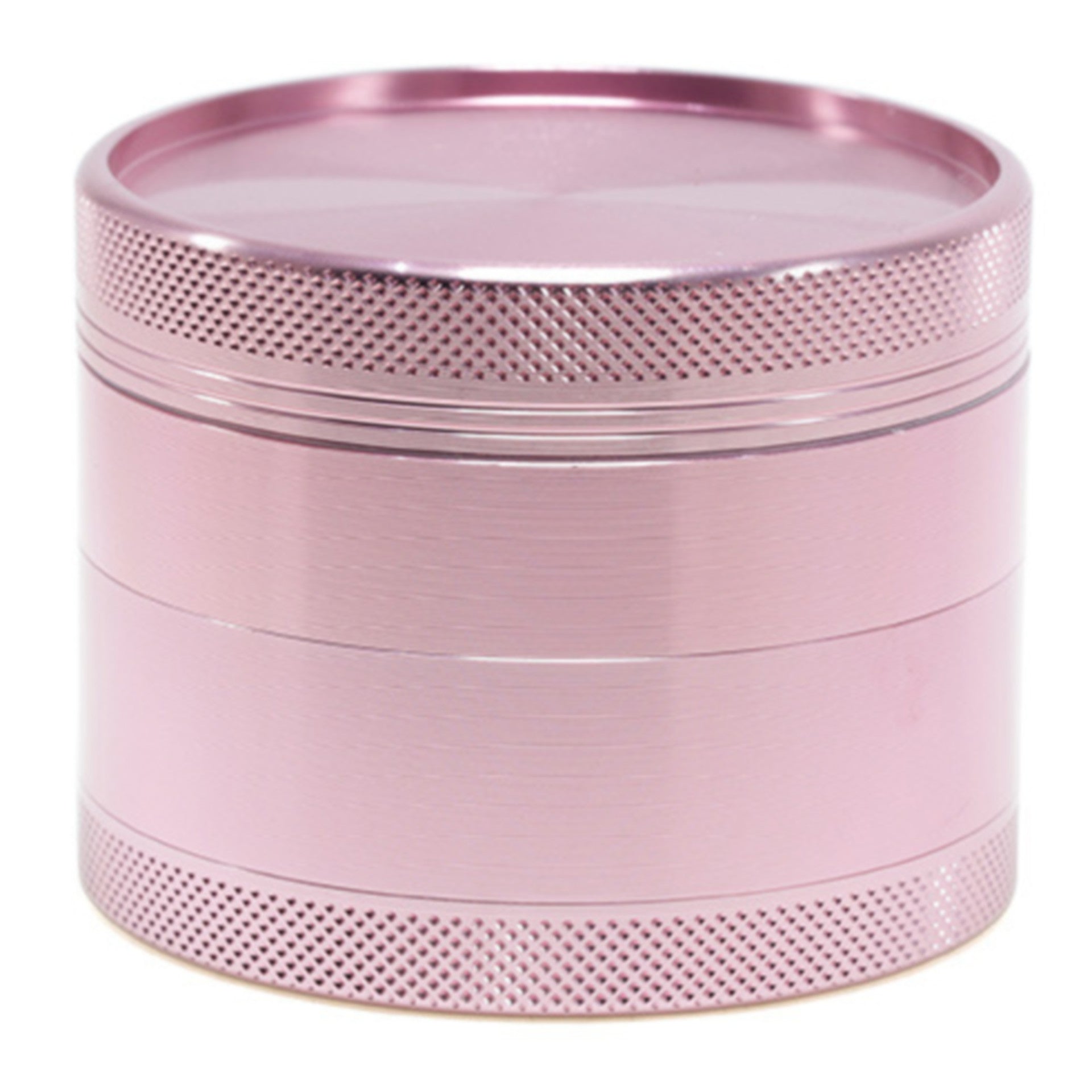 63MM Aluminum Alloy 4 Part Upper Cover Concave Grinder-Pink