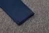 Joyfball 2024/2025 Manchester United Long Zipped Jacket Dark Blue Soccer Jersey 1:1 Thai Quality