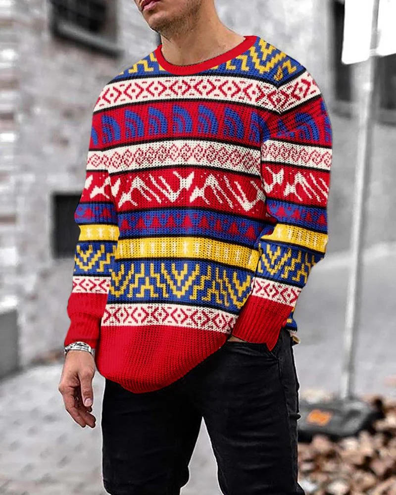Men's Ethnic Sweater