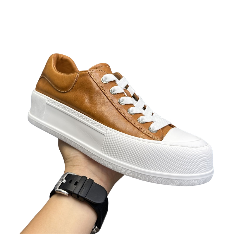 Handmade Retro Horsehide Casual Skate Shoes DANRRIO.COM DANRRIO