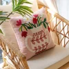 Floral Embroidery Home Living Creative Cushion Pillow Cover