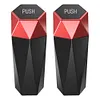 2Pcs Mini Car Trash Can with Lid Leakproof Vehicle Trash Bin Small Car Dustbin