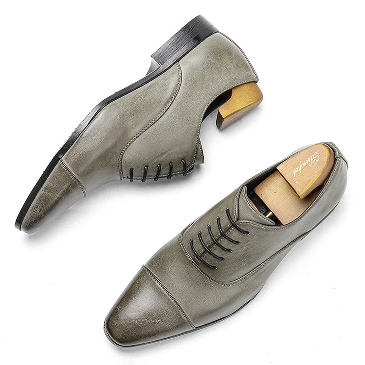 Perfect Gift-High-End Pointed Leather Men's Business Shoes