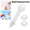 2.6mm Fuse Bead Pen for Adults - Transparent Body with High-Capacity Fuseable Beads, Suitable for DIY Crafts, Puzzle Activities & Holiday Decorations - Creative Beading for Home, Time-Efficient Bead Pen