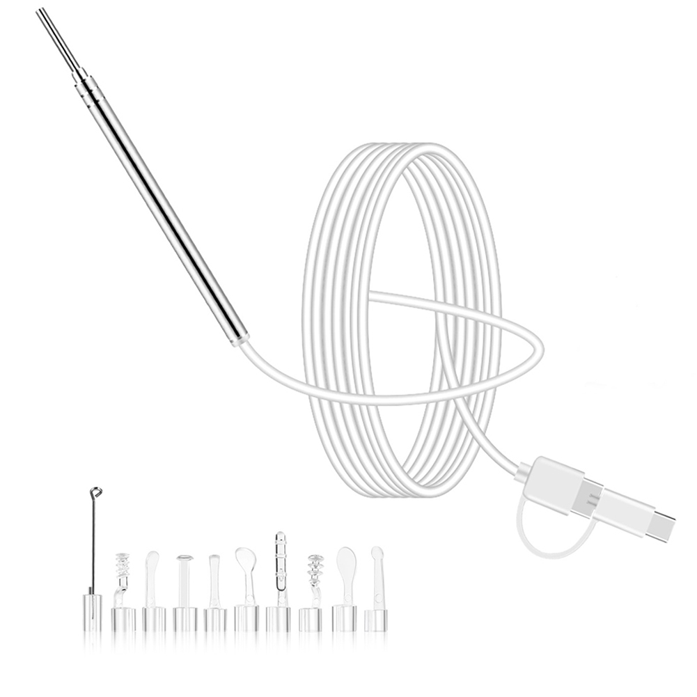 

LED Mini Ear Cleaner Otoscope Camera Set w/ Ear Spoons Ear Wax Removal Tool, 501 Original