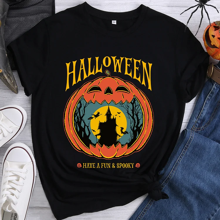 Halloween Have A Fun & Spooky T-Shirt- BSTCAH1008