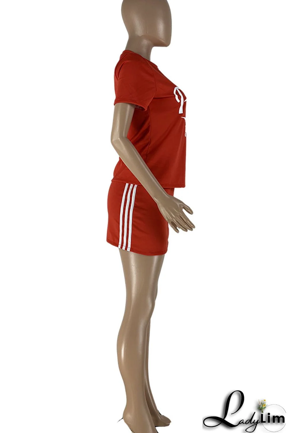 Black Casual Print Patchwork O Neck Short Sleeve Two Pieces