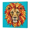 DIY Button Art Kit with Frame 11.81x11.81inch Button Painting Kit Button Painting Craft Set for Adults Beginners Arts Crafts Home Decoration