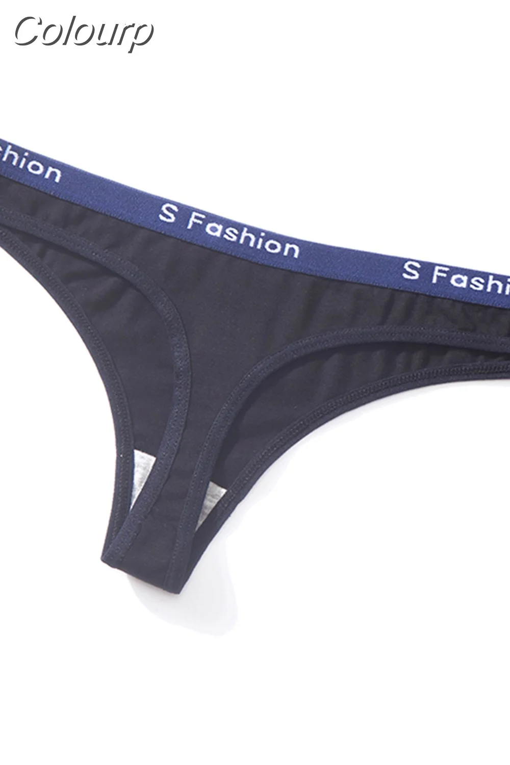 Colourp 1Pcs Cotton Panties For Woman G-String Lingerie Fashion Female Underwear Women's T-back Sports Fitness Intimates