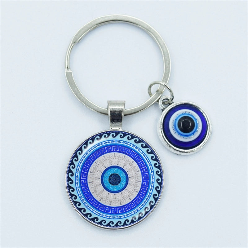Vintage Style Minimalist Devil’s Eye Zinc Alloy Unisex Bag Pendant Keychain