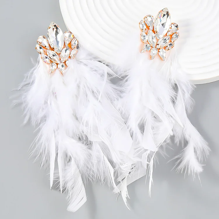 Feather Tassel Earrings