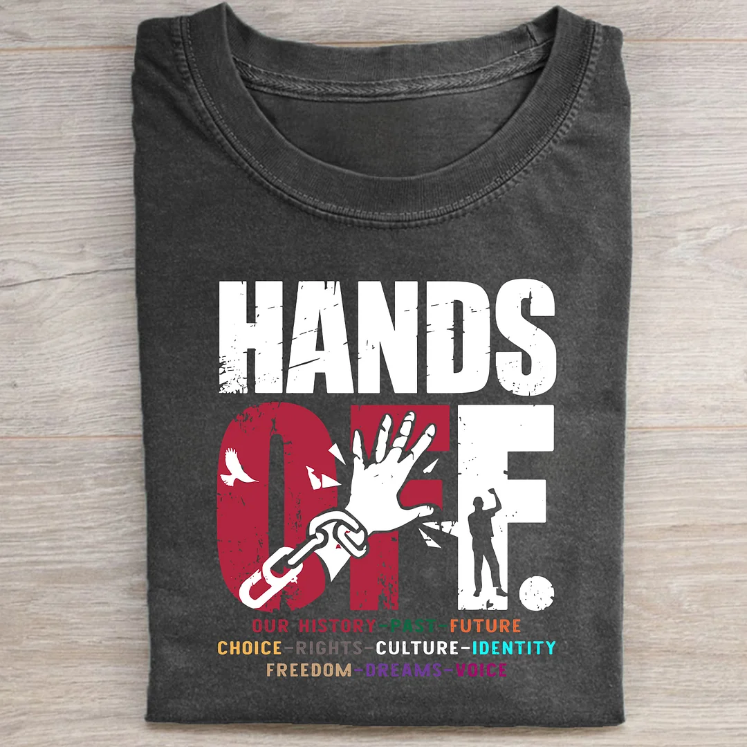 Hands Off Subtle Anti FDT T-shirt