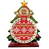 DIY Christmas 25 Days Countdown Diamond Painting Tabletop Ornaments Kit  Crystal Art Craft Decoration Wooden for Living Room Home Office Decoration