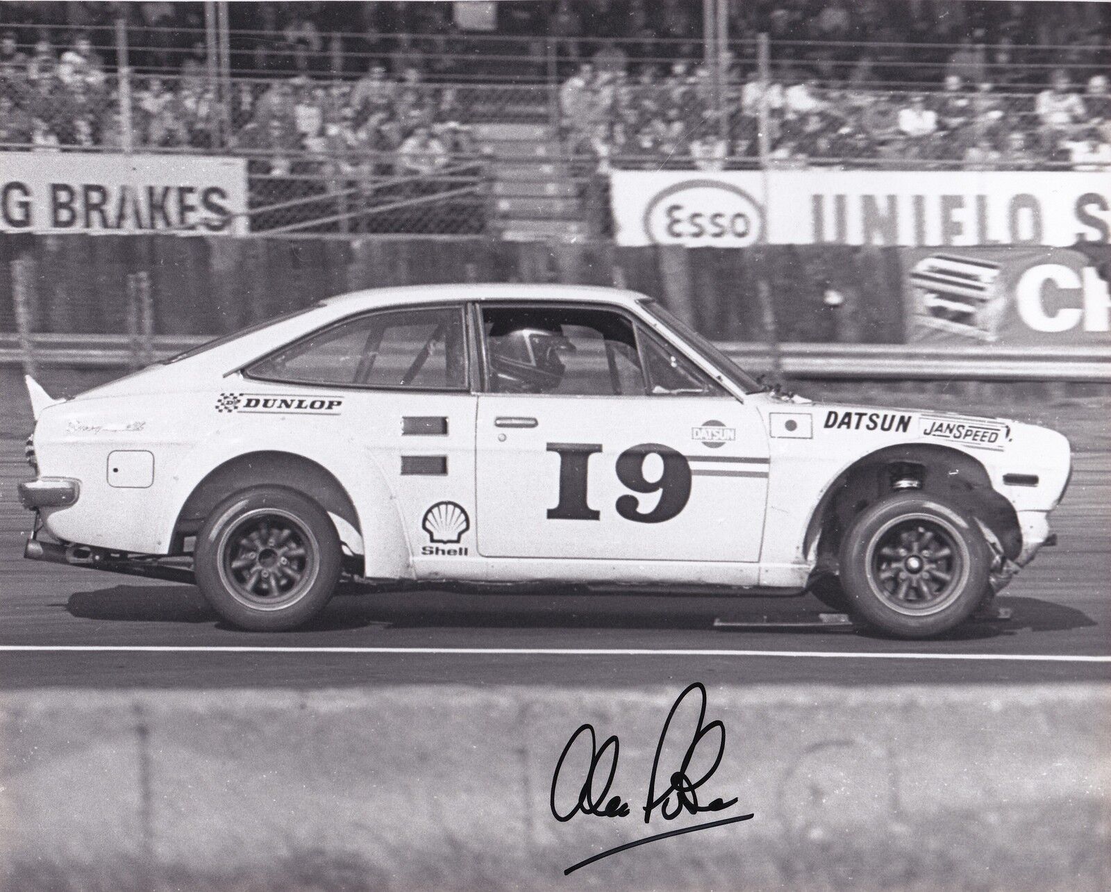 Alec Poole Hand Signed 10x8 Photo Poster painting 1973 Silverstone.