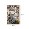 Old Man Die - Vintage Metal Signs(8*12Inch) - Vehicle