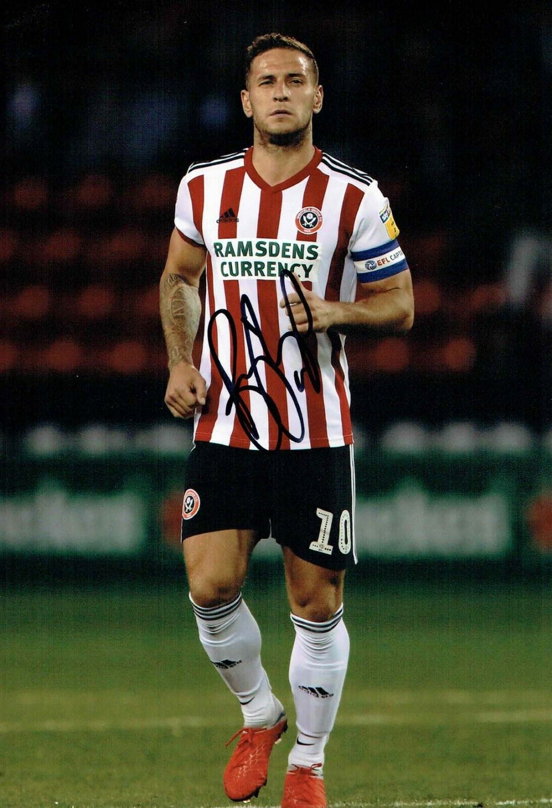 Billy SHARP Sheffield United Signed Autograph 12x8 Photo Poster painting 2 AFTAL COA Sheff Utd