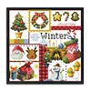 Winter-14CT Stamped Cross Stitch Kit(27x27cm)