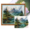 Ink Landscape-11CT Stamped Cross Stitch 60*55cm/23.62*21.65in(Big Size)