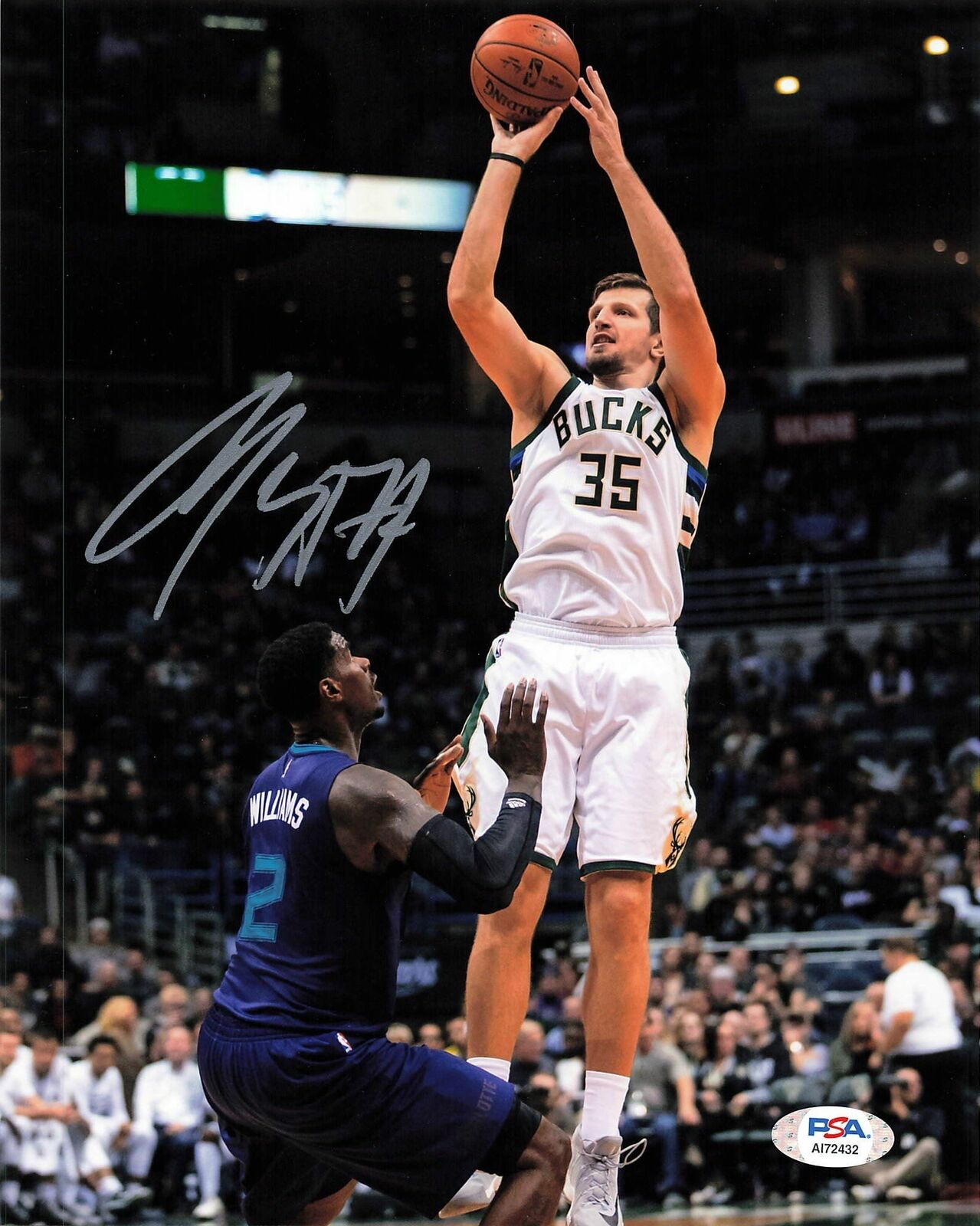 MIRZA TELETOVIC signed 8x10 Photo Poster painting PSA/DNA Bucks Autographed