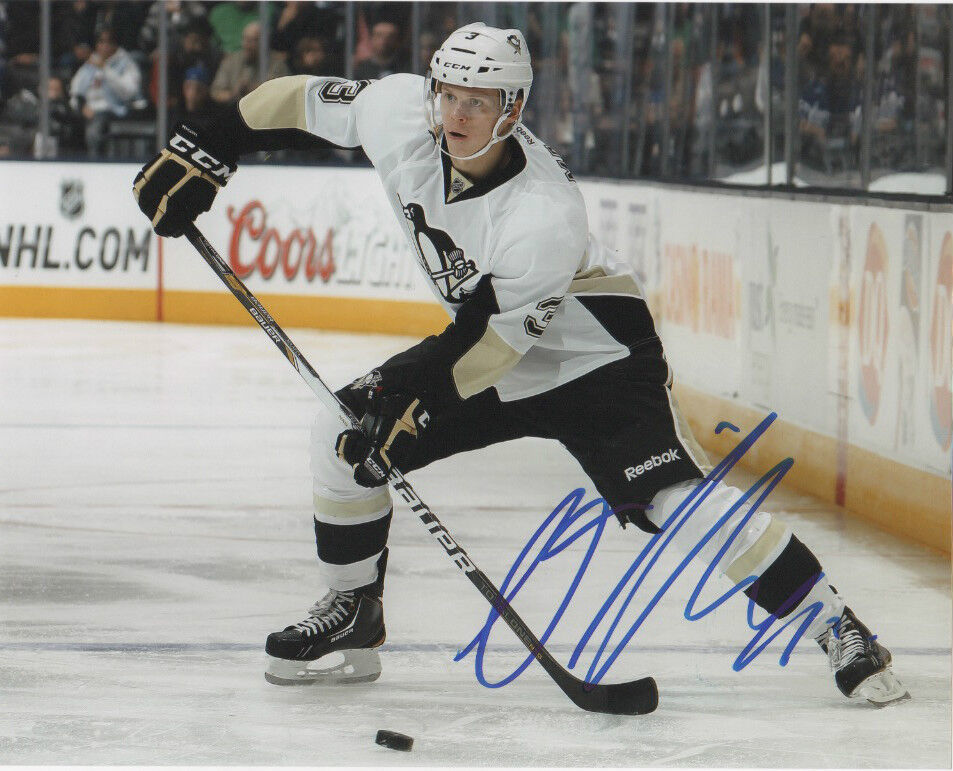 Pittsburgh Penguins Olli Maatta Signed Autographed 8x10 Photo Poster painting COA